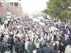 تصاویر حضور پر شور دلیجانی ها در جشن 40 سالگی انقلاب