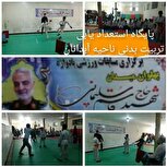 برگزاری مسابقات کاراته ردههای سنی پایگاه استعداد یابی شهرستان آبدانان