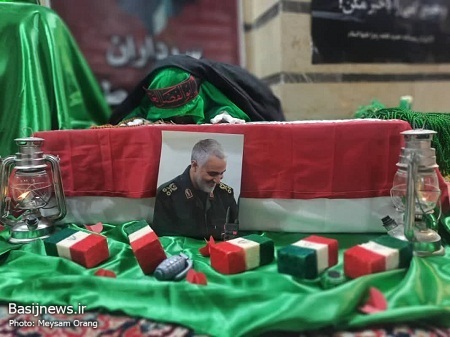 سالگرد شهادت سردار دلها حاج قاسم سلیمانی برگزار شد
