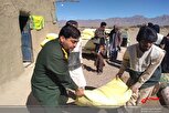 توزیع 200بسته معیشتی شامل برنج،آرد، حبوبات در بخش آشار شهرستان مهرستان