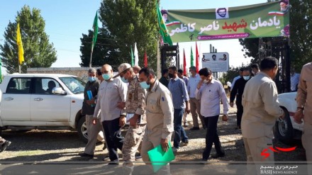 بازدید مسئول سازمان اردویی بسیج از یادمان های دفاع مقدس استان آذربایجان غربی