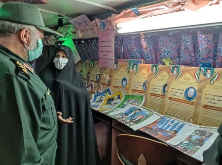 افتتاحیه شیفت دوم واکسیناسیون در فرهنگسرای خاوران توسط جانشین فرمانده سپاه پاسداران
