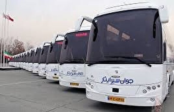 ورود 150 دستگاه ناوگان مسافری جدید به شرکت جوان سیر ایثار همزمان با هفته بسیج