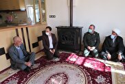 دیدار و سرکشی از جانبازان سرافراز شهرستان رازو جرگلان هم زمان با هفته مبارک بسیج