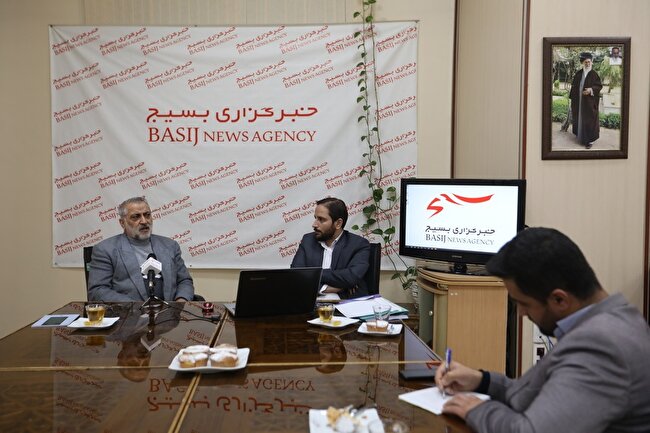 بازدید سخنگوی ارشد نیروهای مسلح از خبرگزاری بسیج/ ۱