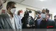 بازدید استاندار بخش کرونایی وتجلیل از کادر درمان
