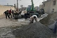 رزمایش اقتدار گروههای جهادی قهاوند در هفته بسیج