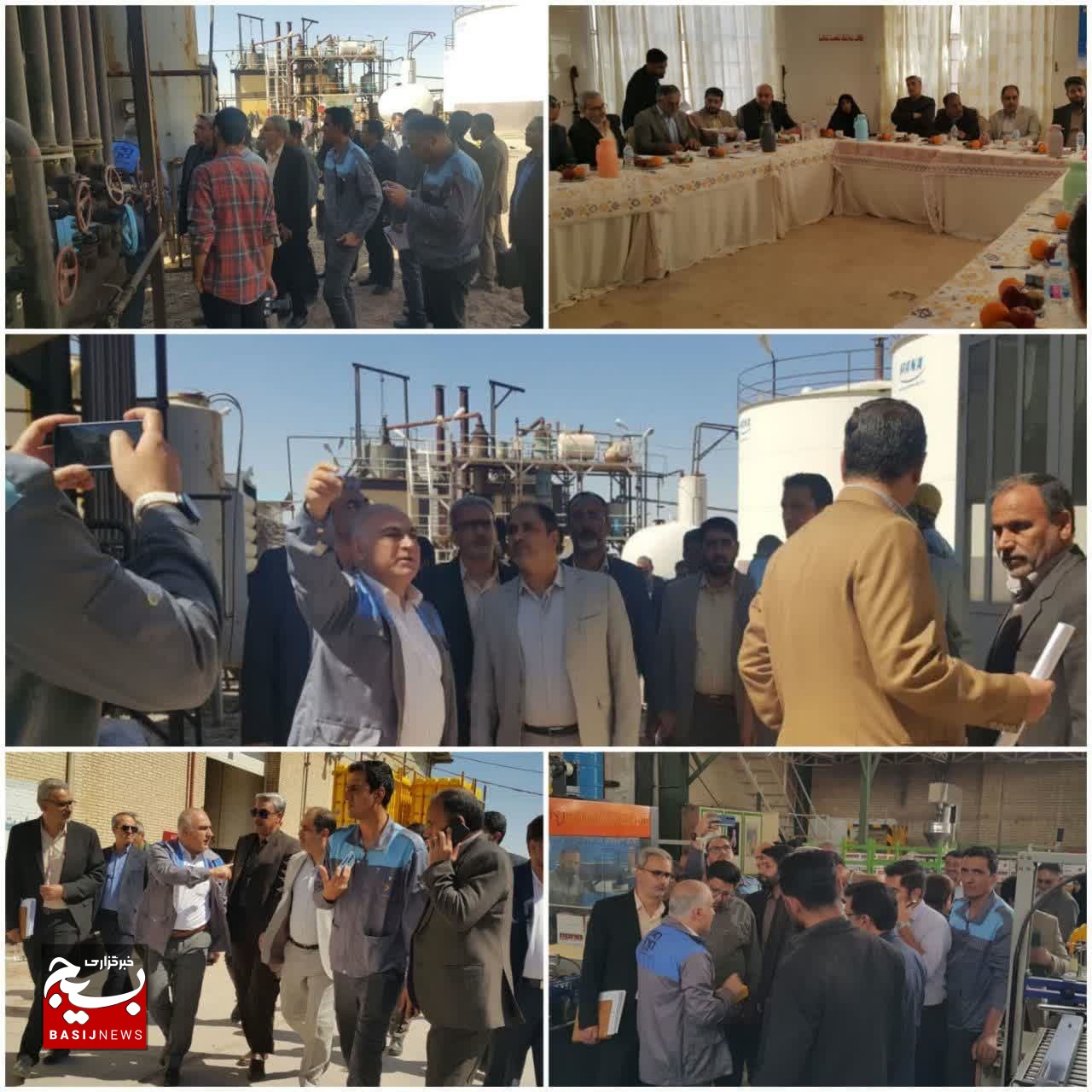 مانع زدایی شرکت روغن موتور پردیس به همت تلاش سازمان بسیج مهندسین صنعت و معدن استان کرمان