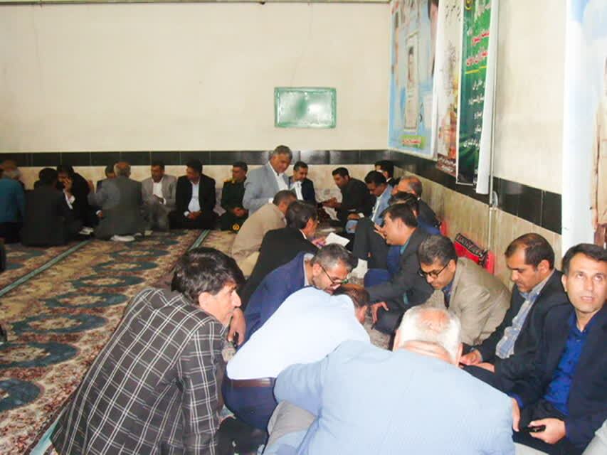 میز خدمت چهارشنبه های امام رضایی در روستای مهریان یاسوج