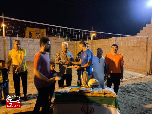 فینال مسابقات والیبال جام رمضان در روستای عالی چنگی برگزار شد