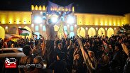 تجمع مردمی در حمایت از «وعده صادق» در برازجان برگزار شد