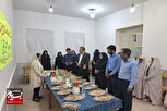 نمایشگاه صنایع‌غذایی و سوغات محلی  سیستان در شهرستان هیرمند برگزار شد