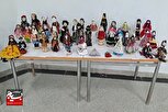 نمایشگاه عروسکی پوشش اقوام ایرانی در شهرسوخته آغاز بکار کرد