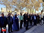 تجمع نما‌زگزاران فراهانی در حمایت از عملیات وعده صادق و همبستگی با مردم فلسطین
