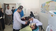 ۴۱۰ مورد خدمات رایگان دندانپزشکی در سروآباد ارائه شد