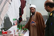 افتتاح نمایشکاه محصولات فرهنگی در سپاه ثارالله/تصاویر