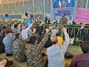 حضور بسیجیان و رزمندگان گردان های حضرت امام حسین(علیه السلام) در مراسم نماز عبادی سیاسی جمعه اصفهان